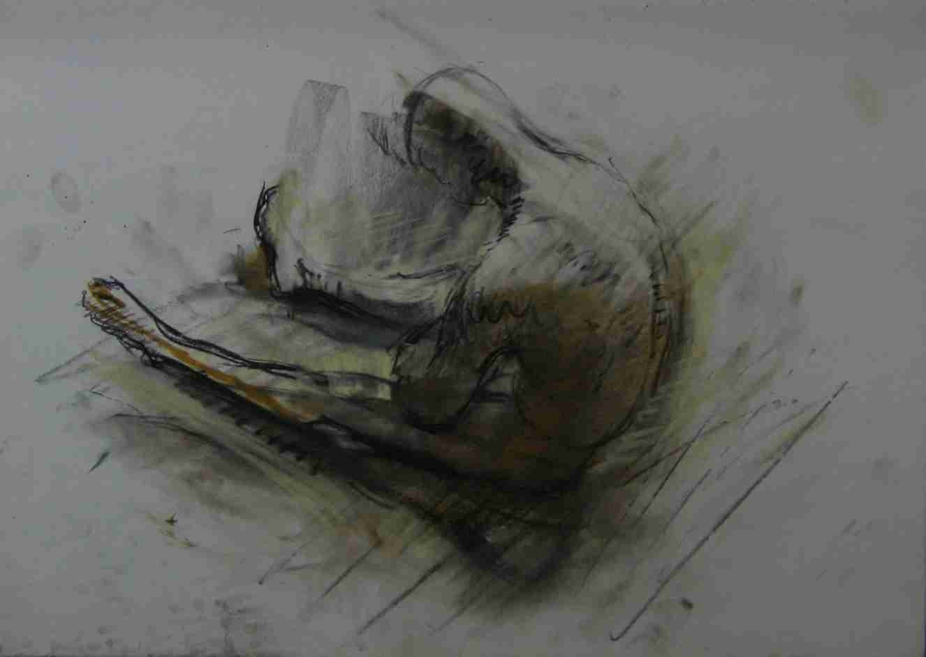 Nude study, page 37 from Duncan Shanks sketchbook 1