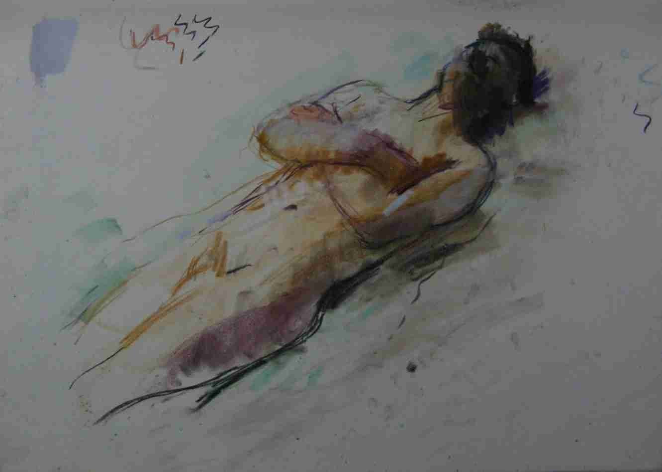 Nude study, page 34 from Duncan Shanks sketchbook 1