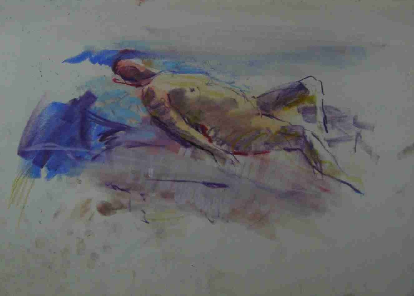 Female nude, page 33 from Duncan Shanks sketchbook 1
