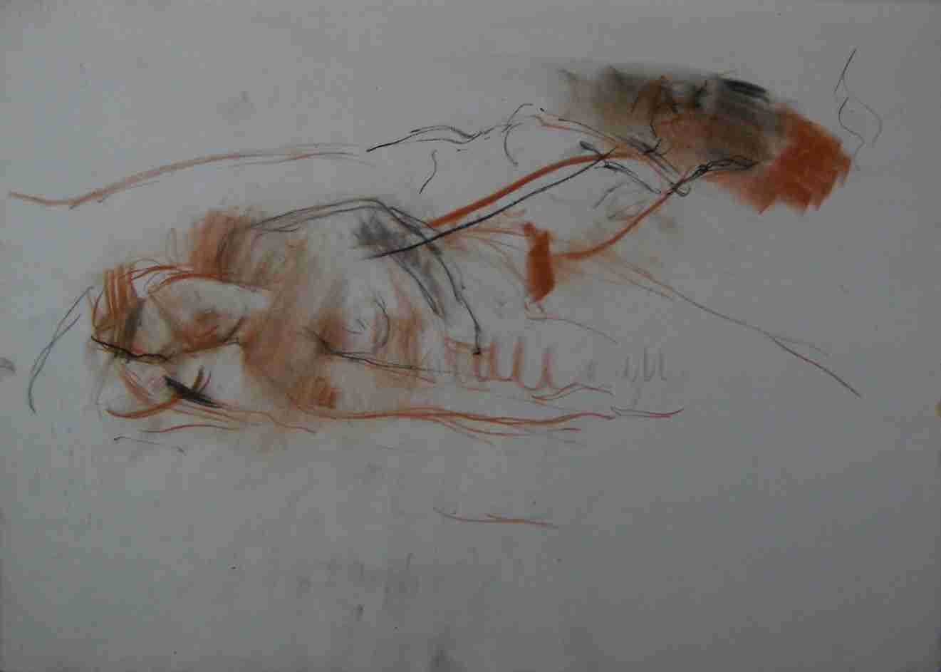 Nude study, page 22 from Duncan Shanks sketchbook 1