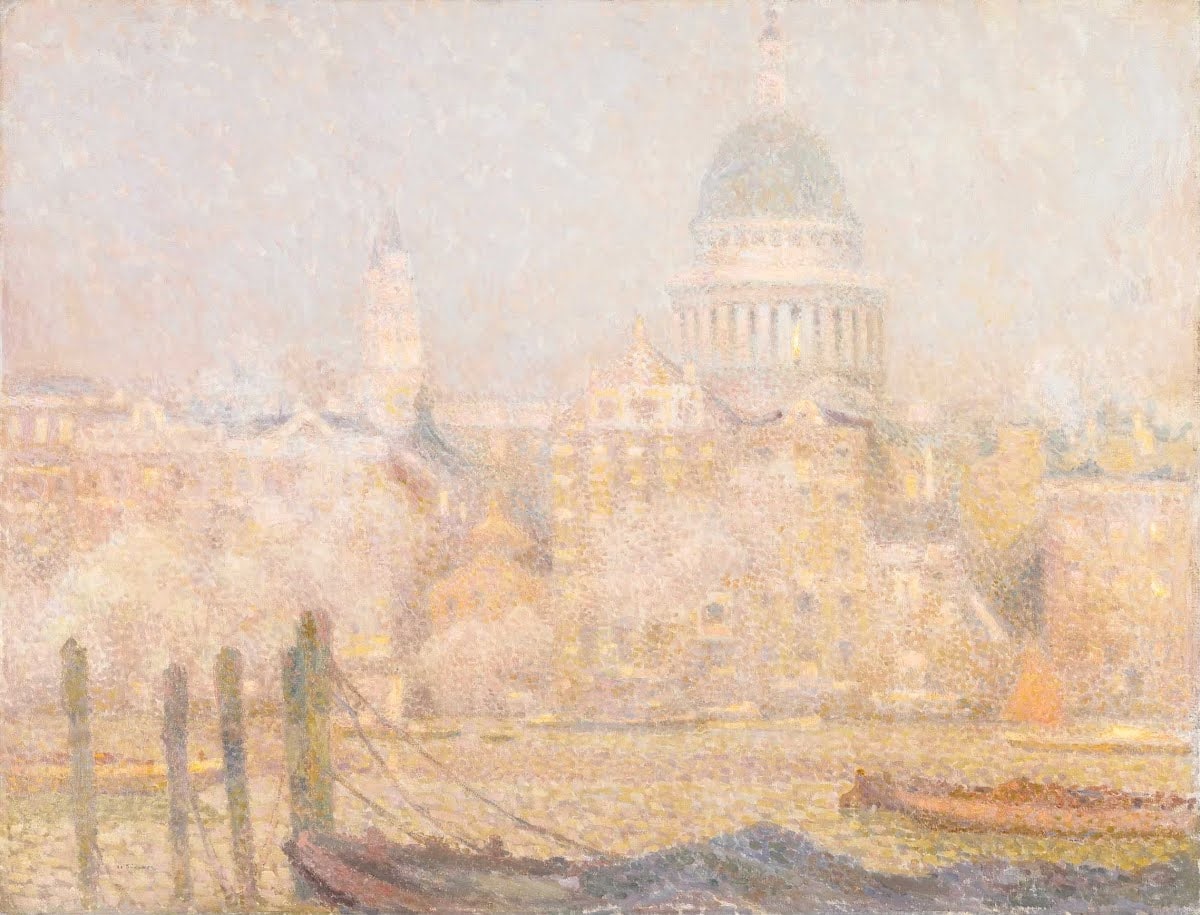 St. Paul’s from the River: Morning Sun in Winter