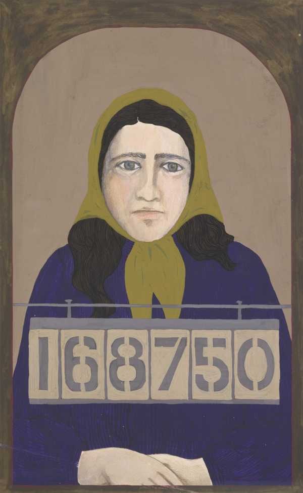 ‘Prison Paintings 14‘, Gulsun Karamustafa, 1972 | Tate