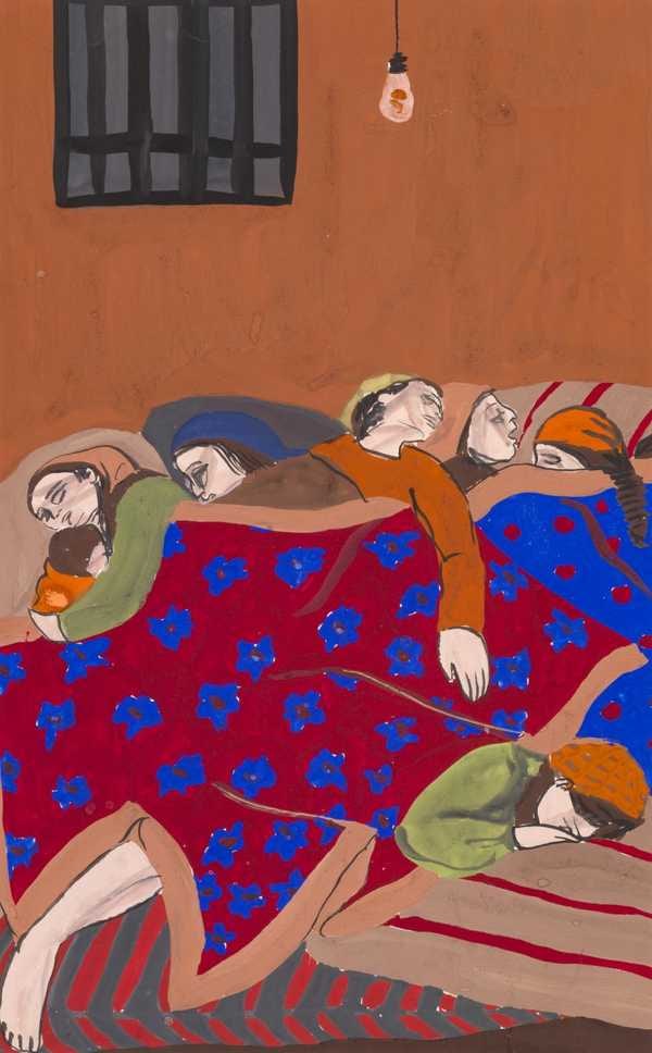 ‘Prison Paintings 5‘, Gulsun Karamustafa, 1972 | Tate