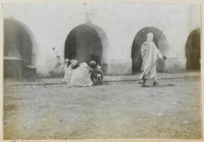 Vue d'une rue de Biskra