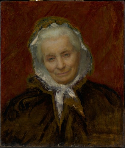 Portrait de femme agée