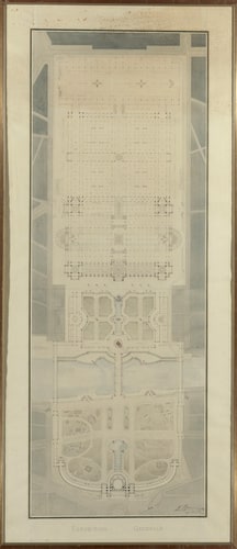 Plan de l'Exposition universelle de 1900, Champ-de-Mars