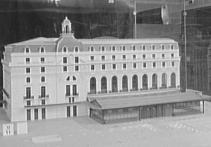Musée d'Orsay, maquette générale en deux pièces