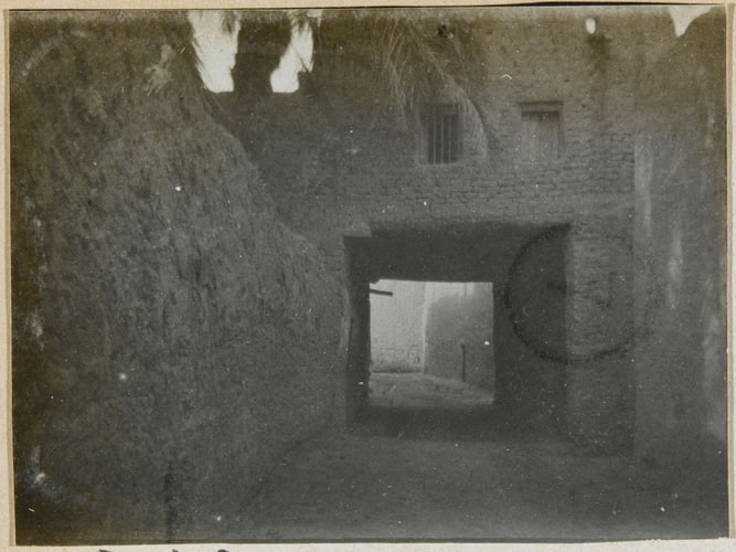 Vue d'une rue de Biskra