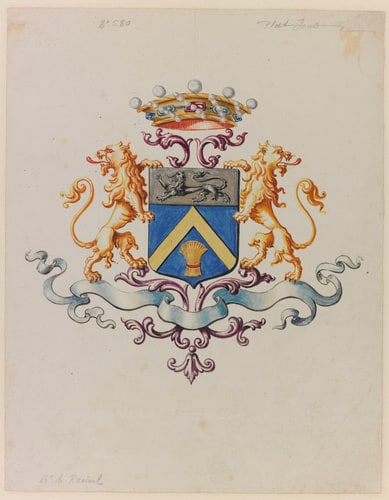 Blason aux armes de la famille de Ravinel