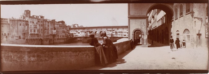 Le Ponte Vecchio vu d'un quai de l'Arno