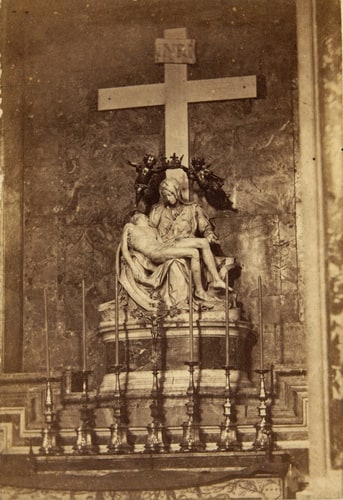 "La Pietà" de Michel-Ange, basilique Saint-Pierre de Rome