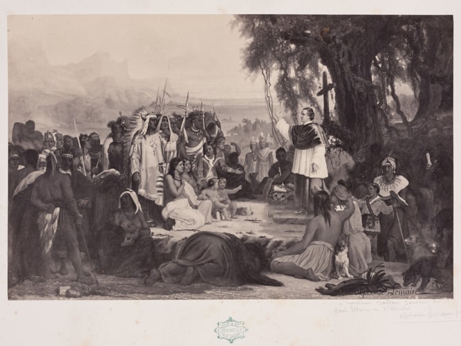Une messe au Brésil d'Alphonse Lemaire