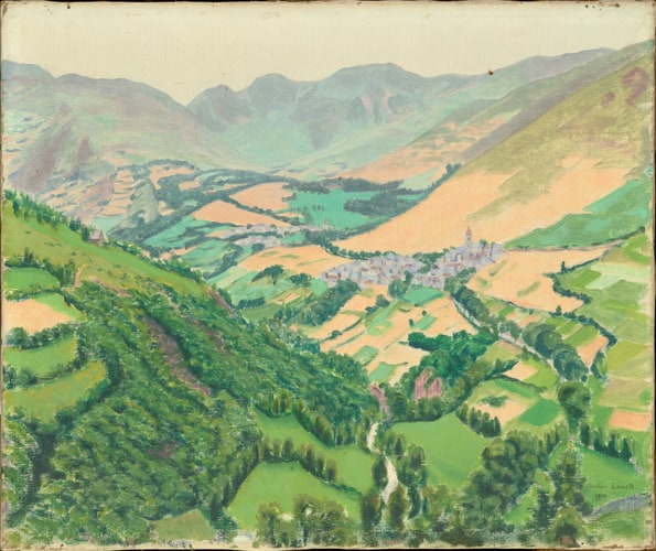 Village dans la montagne