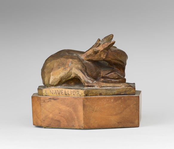 Biche couchée