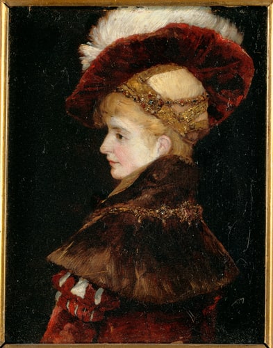 Portrait de femme en costume d'apparat