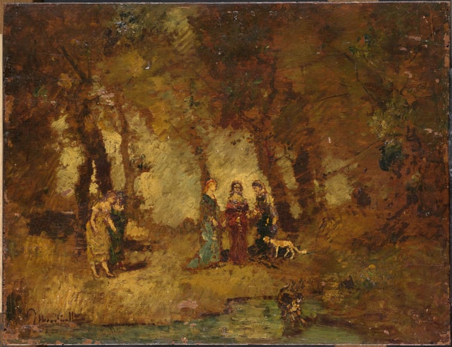 Promenade dans un parc