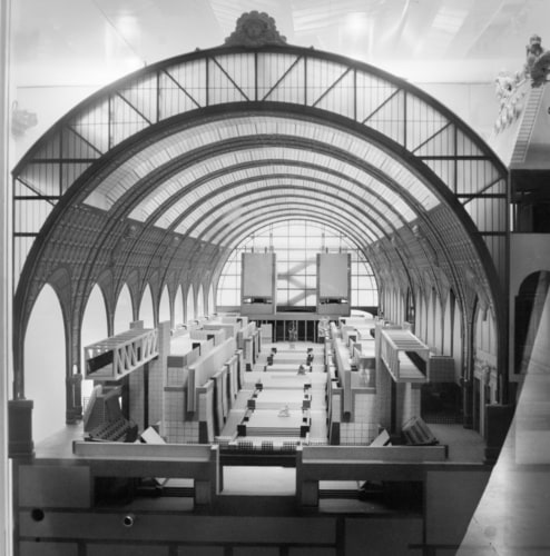 Musée d'Orsay, maquette générale en deux pièces