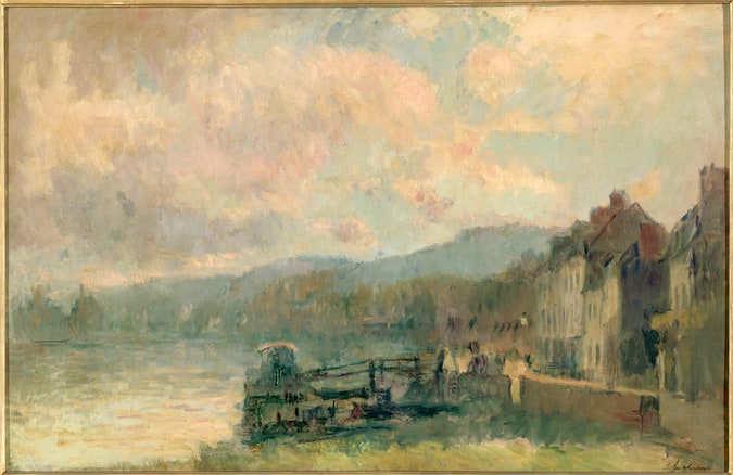 Bords de la Seine à Croisset, près Rouen