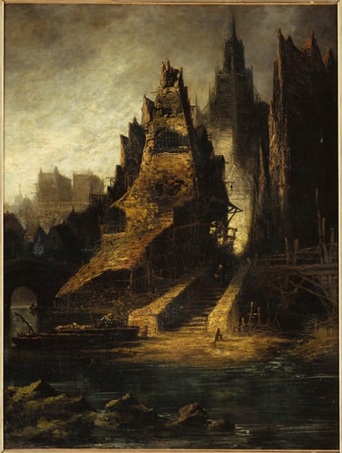 Paysage romantique