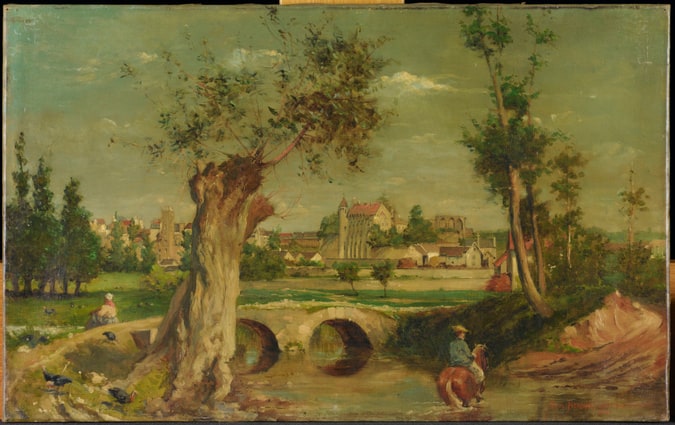 Vue de Château-Landon