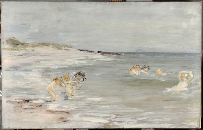 Jeunes filles se baignant, White Bay, Cantyre