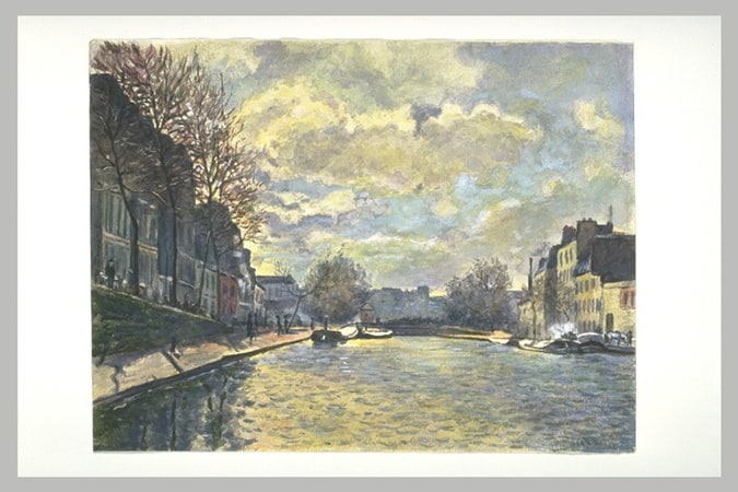 Vue du canal Saint-Martin
