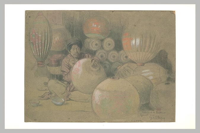 Fabricant de lanternes à Hanoï