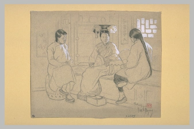 Trois chinoises à Pékin