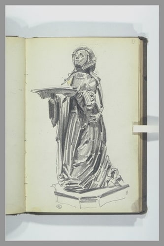 Etude d'après une sculpture