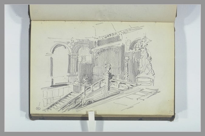 Vue d'architecture intérieure