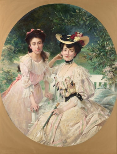 Madame Collas et sa fille