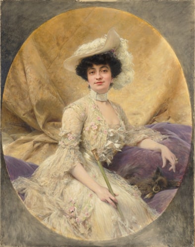 Jeune femme à l'ombrelle