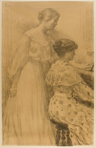 Deux femmes au piano