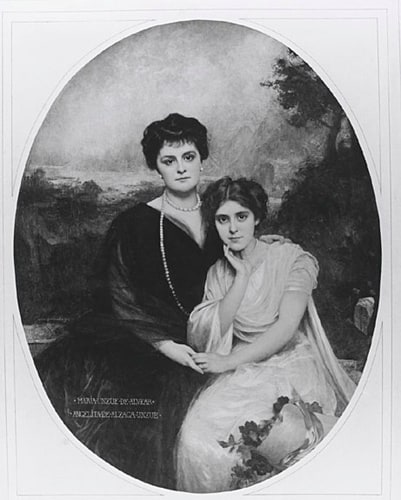 Portrait de Madame et Mademoiselle de Alvéar