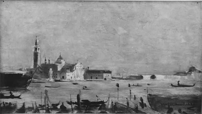 Vue de San Giorgio Maggiore à Venise