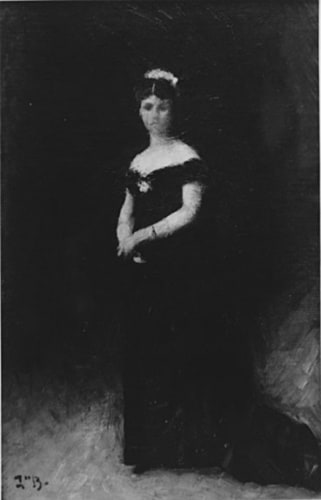 Esquisse pour le portrait de Mme Bischoffsheim