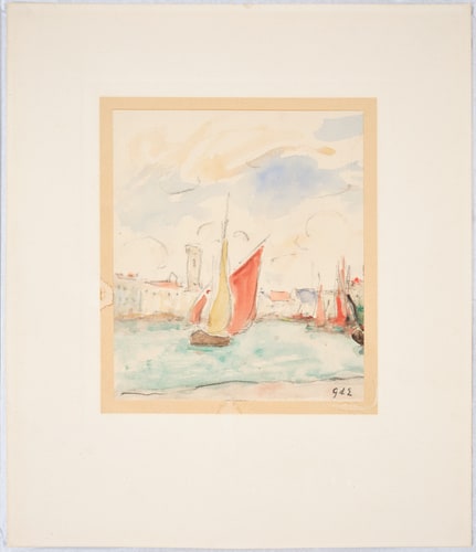 La voile rouge