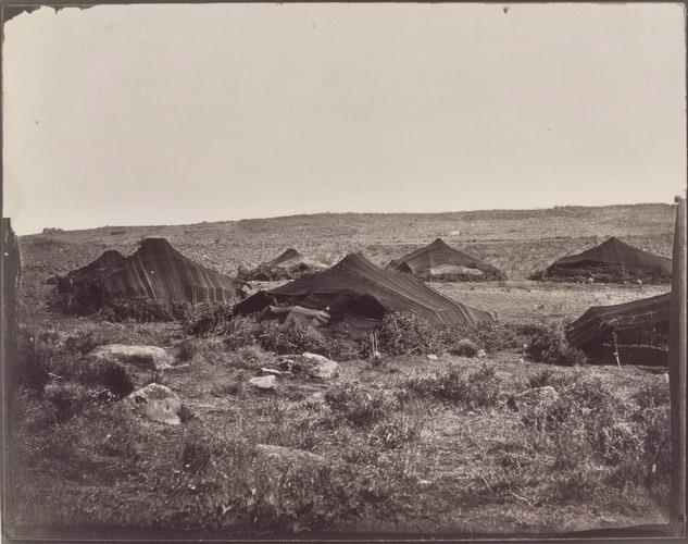 Tlemcen ?, campement en Afrique du Nord
