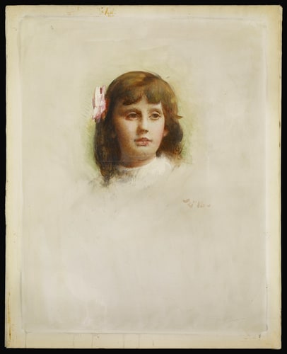 Portrait de Marie-Charlotte Madier-Trélat enfant