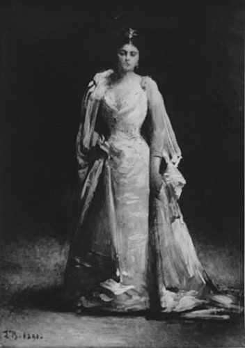 Esquisse pour le portrait de Mme Cahen d'Anvers