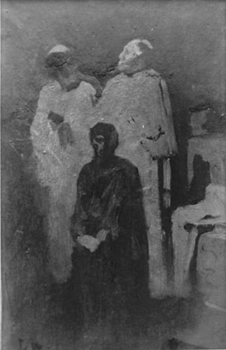 Esquisse pour le vendredi saint à la chapelle Sixtine