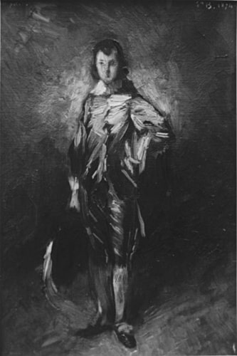 Copie d'après The Blue Boy de Gainsborough