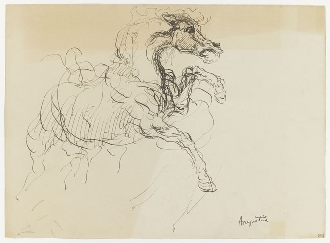 Etude de cheval.