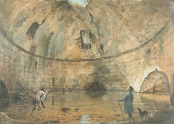 Interior of the Tomb of Mercury at Baia