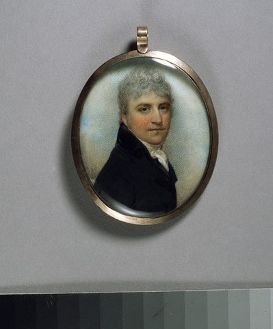 Portrait of an Unknown Man in a Black Coat