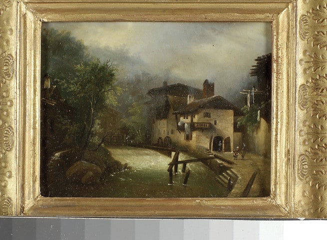 A Mill in a Wooded Landscape