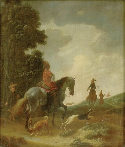 Huntsmen in a Landscape