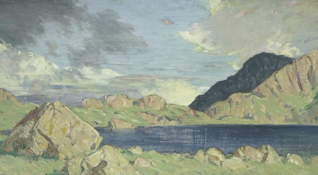 Coniston Old Man from Levens Water