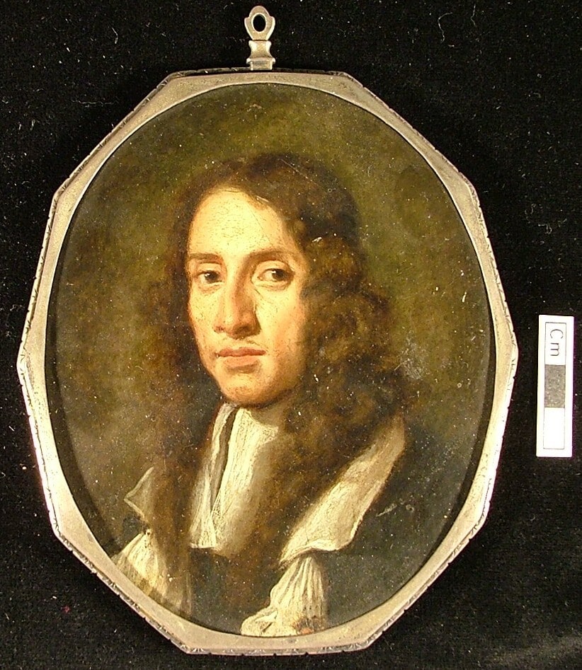 Portrait of an unidentified man, in an oval