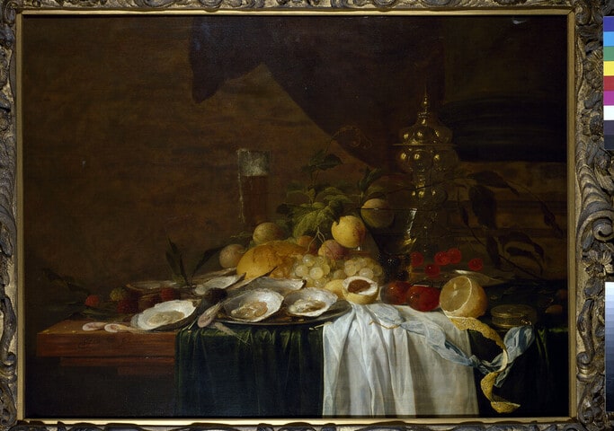 Still Life with Fruit and Oysters